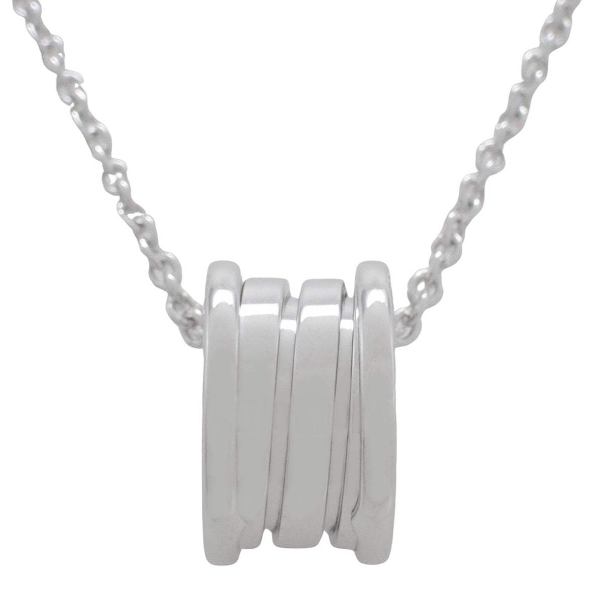 ビー・ゼロワン ネックレス ホワイトゴールド K18WG 11.7g