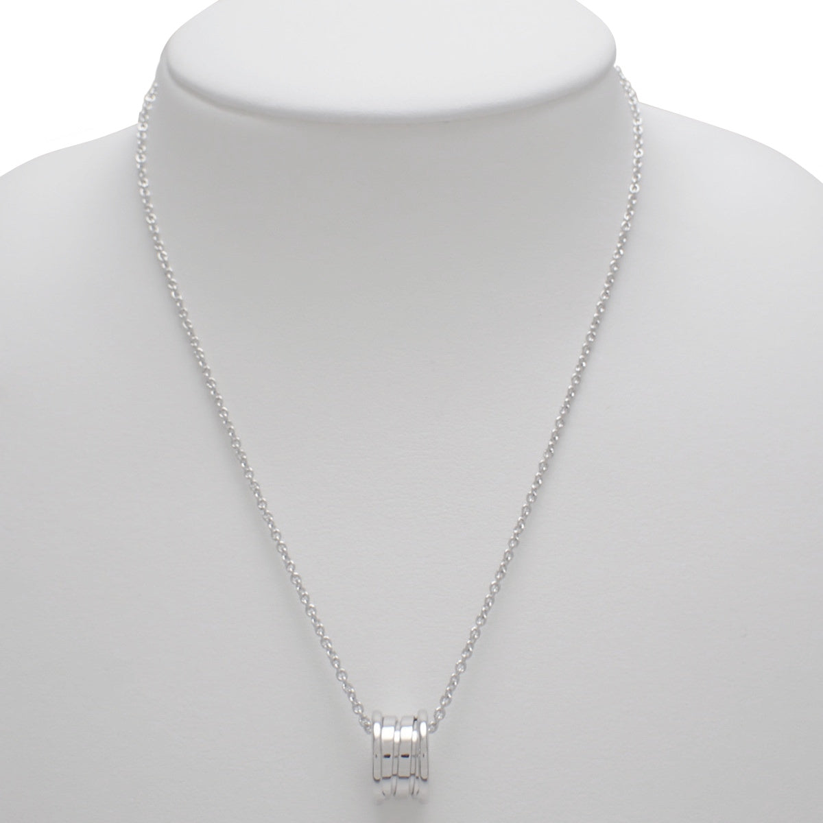 ビー・ゼロワン ネックレス ホワイトゴールド K18WG 11.7g