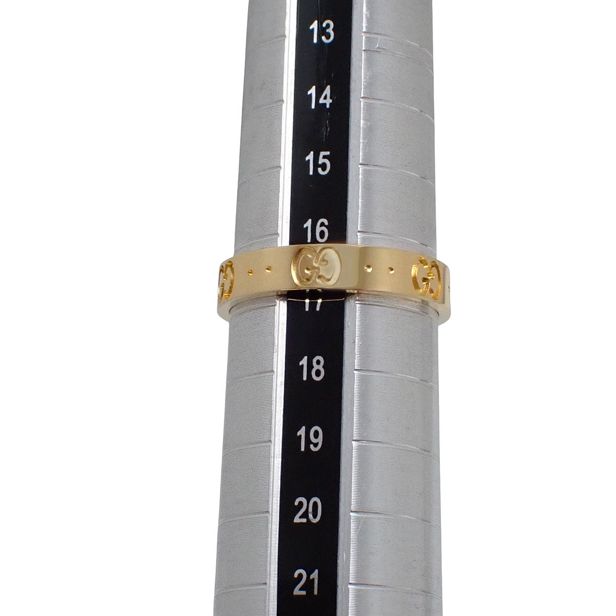 Icon Ring, Yellow Gold K18YG, Size 17, 4.0g