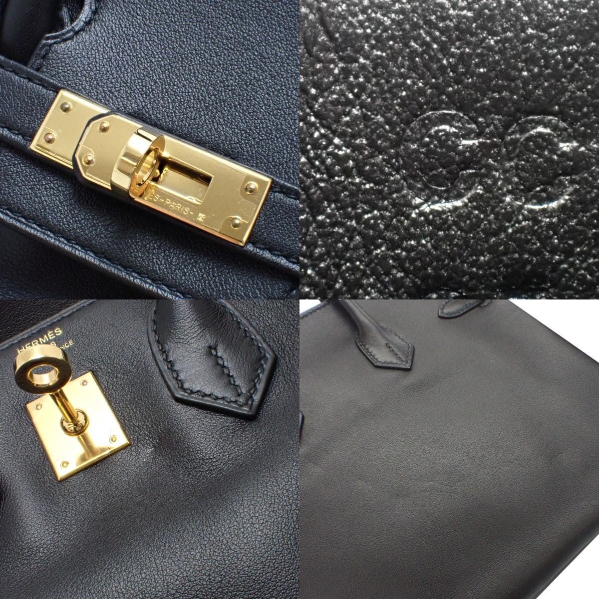 バーキン25 ヴォースイフト ブラック ゴールド金具 C刻印