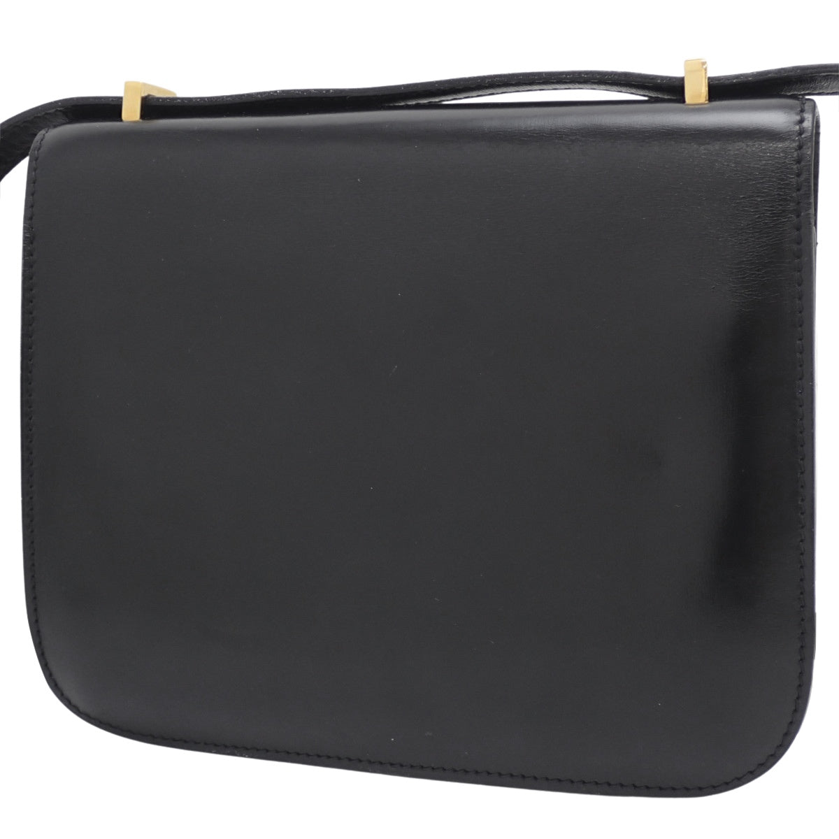 Constance 3 Mini Box Calf Black Gold Hardware ○T Stamp