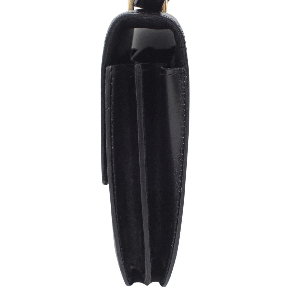 コンスタンス3ミニ ボックスカーフ ブラック ゴールド金具 〇T刻印