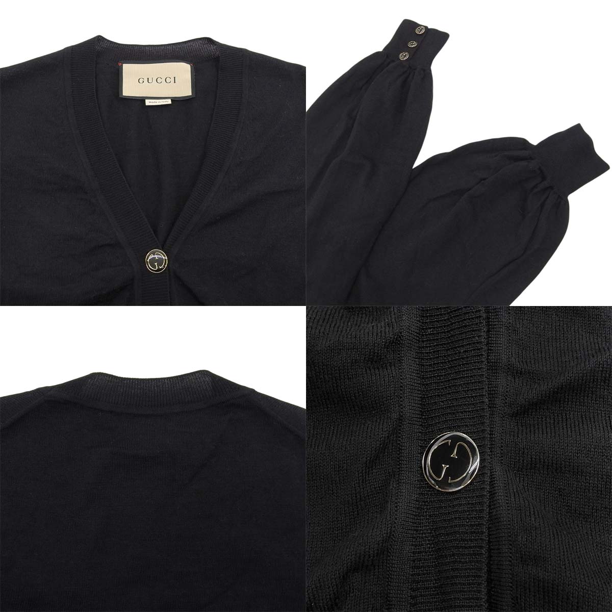 Vネック カーディガン XS