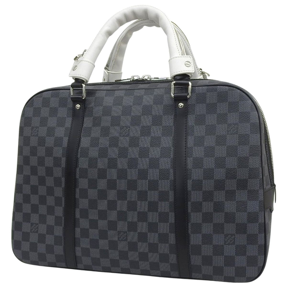 Damier Graphite Porte Documents Voyage Gray Black N51195