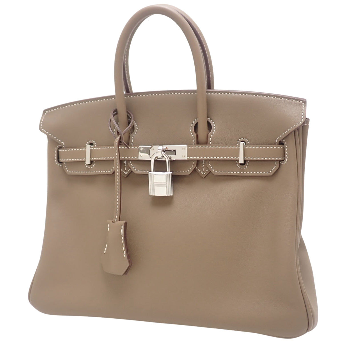 バーキン25 ヴォースイフト エトゥープ/エトープ シルバー金具 X刻印