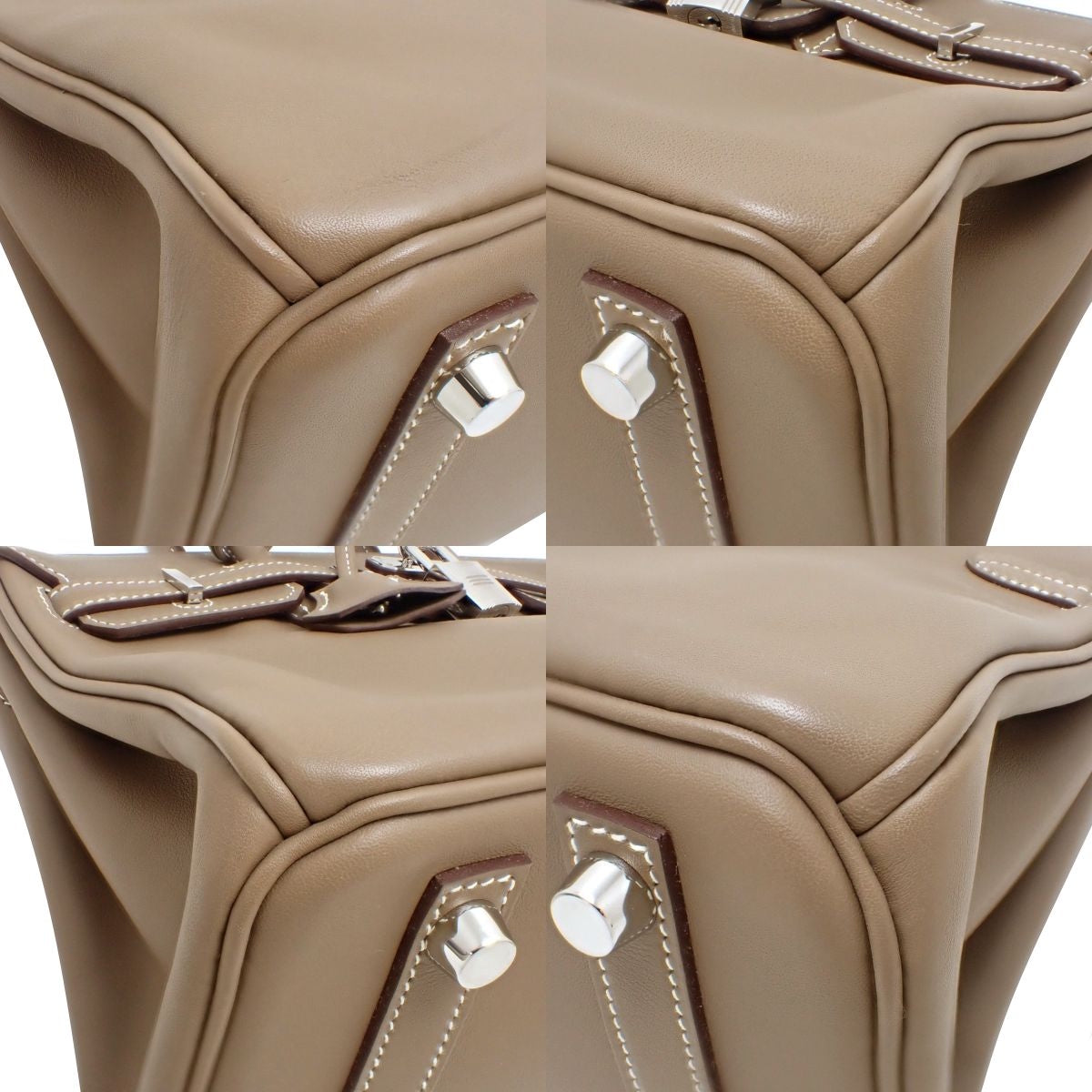 バーキン25 ヴォースイフト エトゥープ/エトープ シルバー金具 X刻印