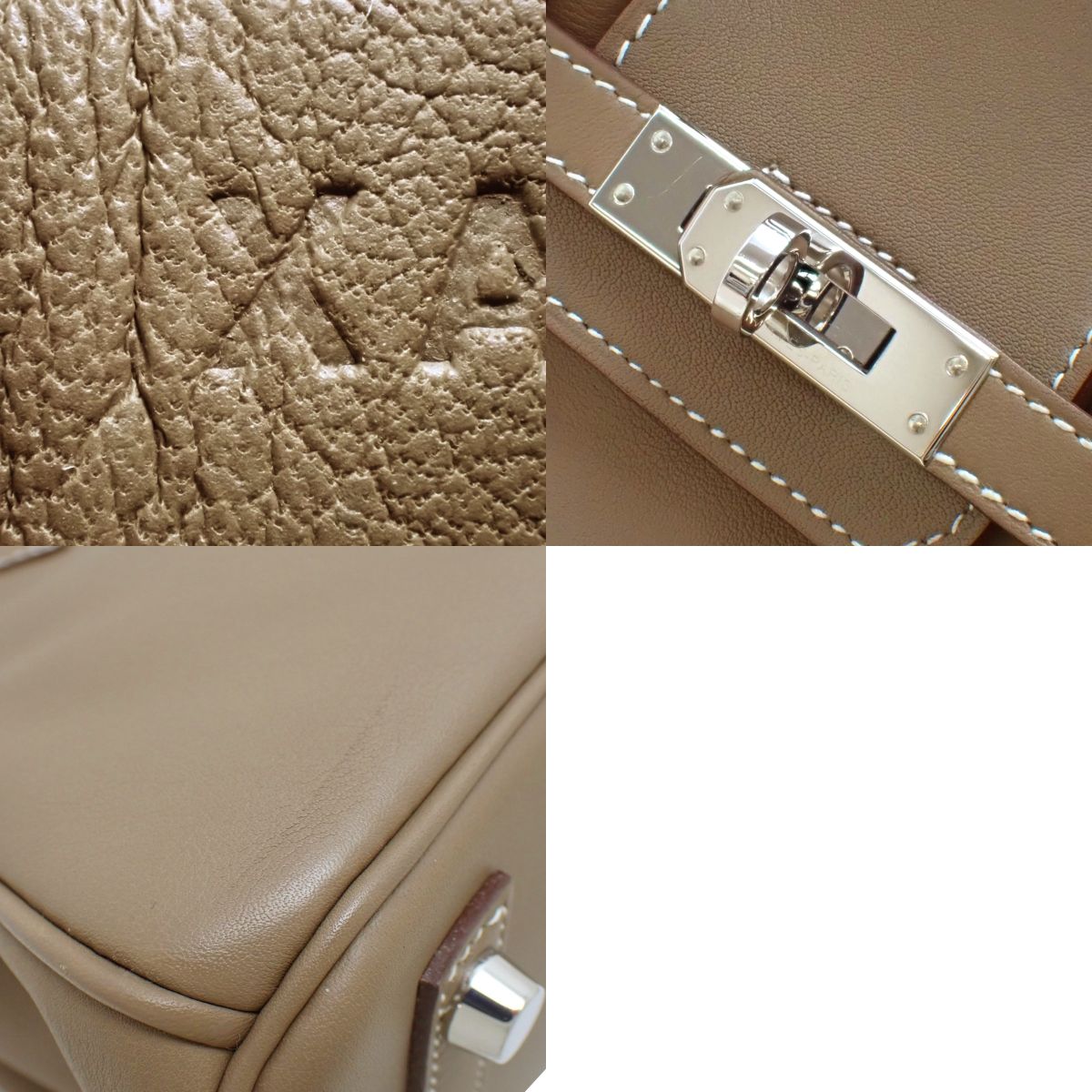 バーキン25 ヴォースイフト エトゥープ/エトープ シルバー金具 X刻印