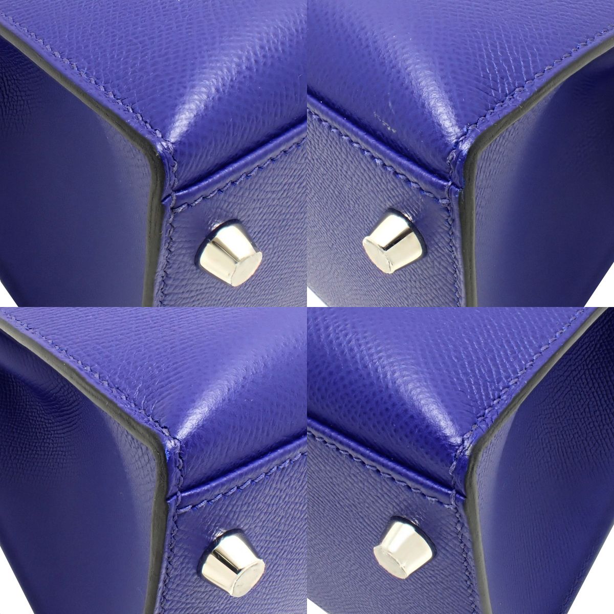 ケリー28 ヴォーエプソン ブルーエレクトリック マットシルバー金具 U刻印