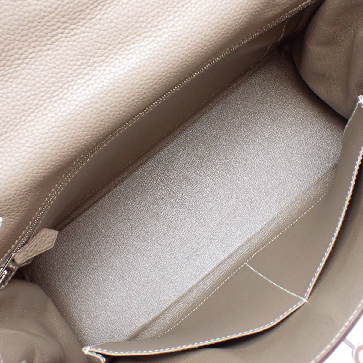 ケリー32 トリヨンクレマンス エトゥープ/エトープ シルバー金具 M刻印