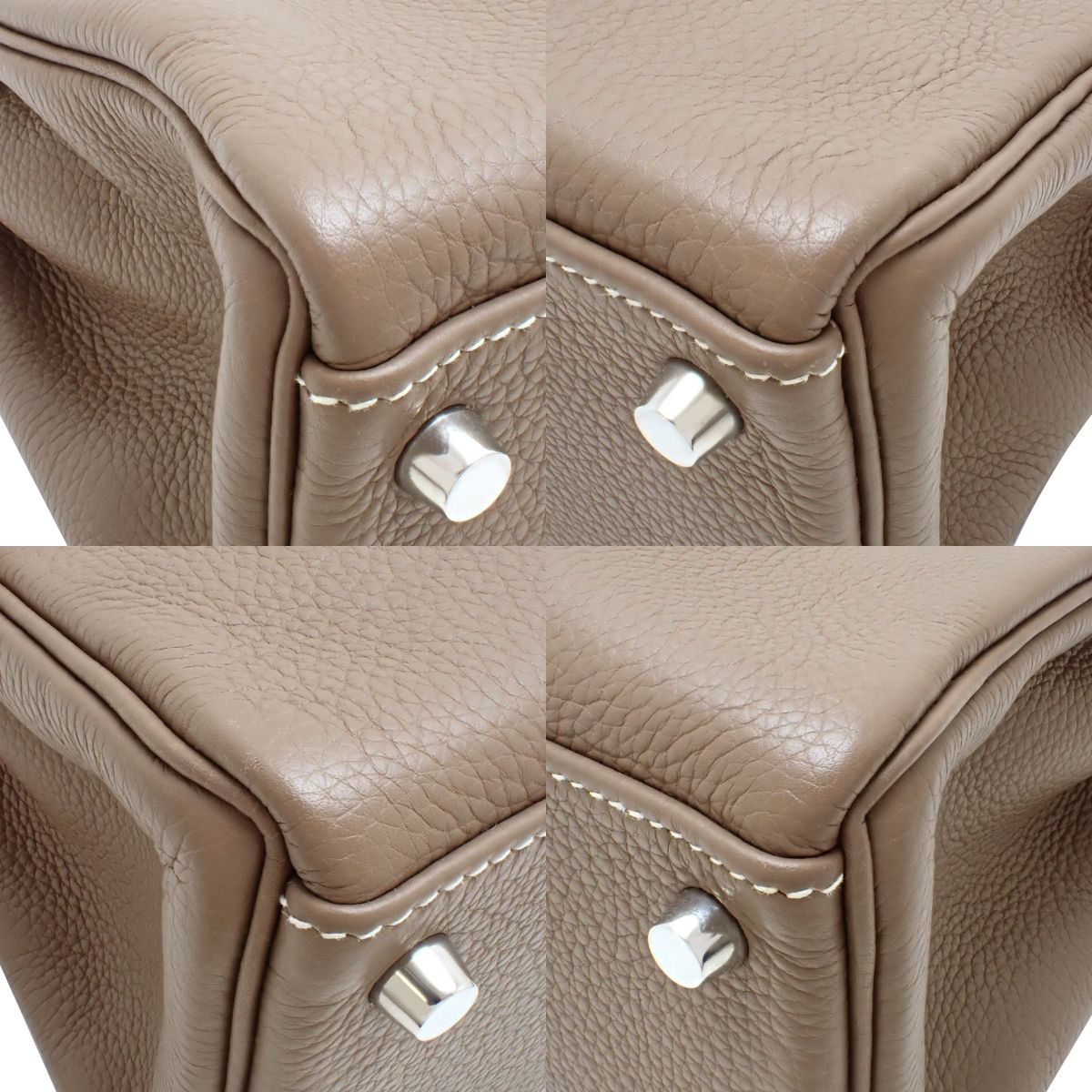 ケリー32 トリヨンクレマンス エトゥープ/エトープ シルバー金具 M刻印