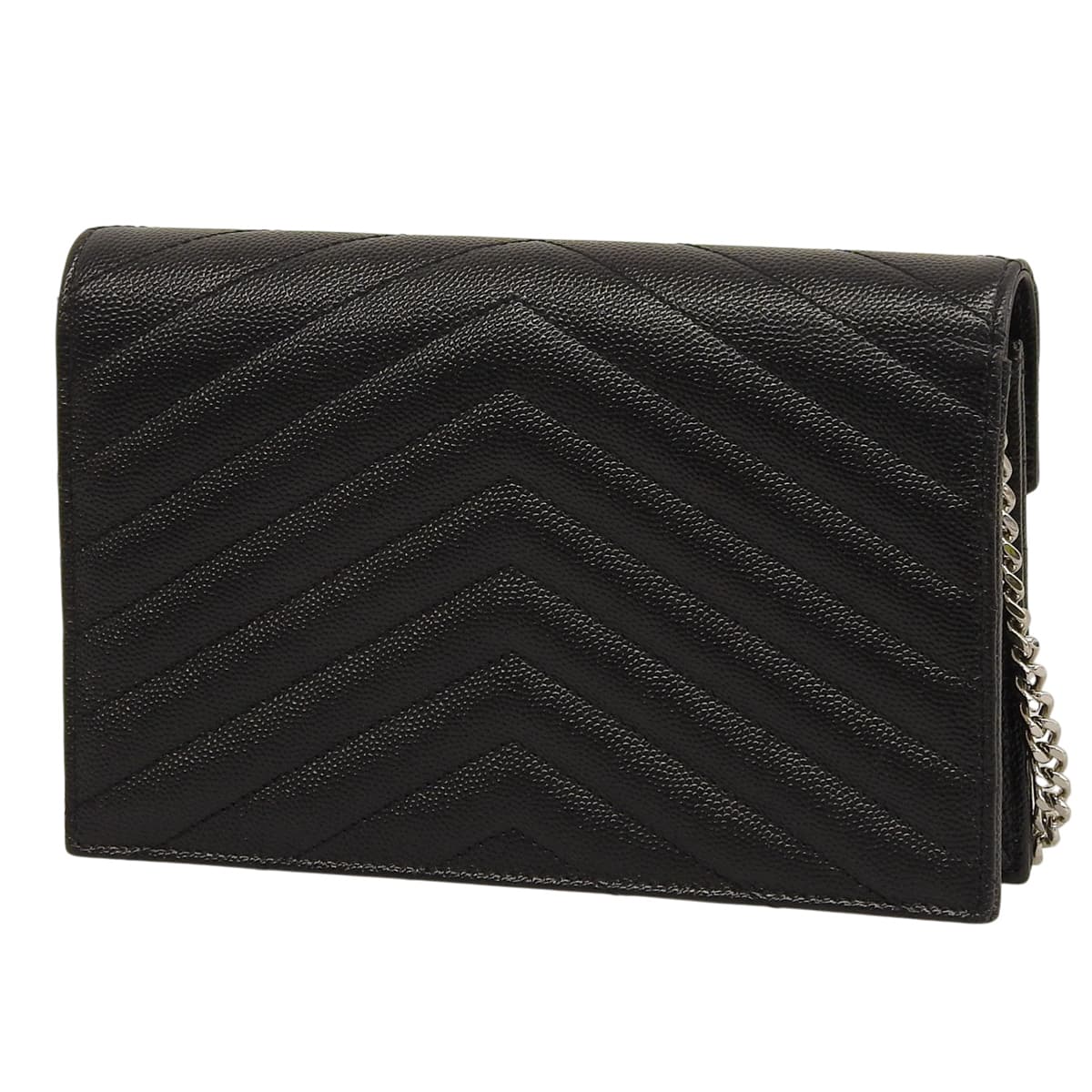 カサンドラ エンベロープ チェーンウォレット ブラック 857605BOW021000