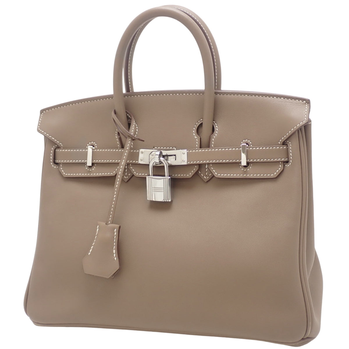 バーキン25 ヴォースイフト エトープ/エトゥープ シルバー金具 X刻印