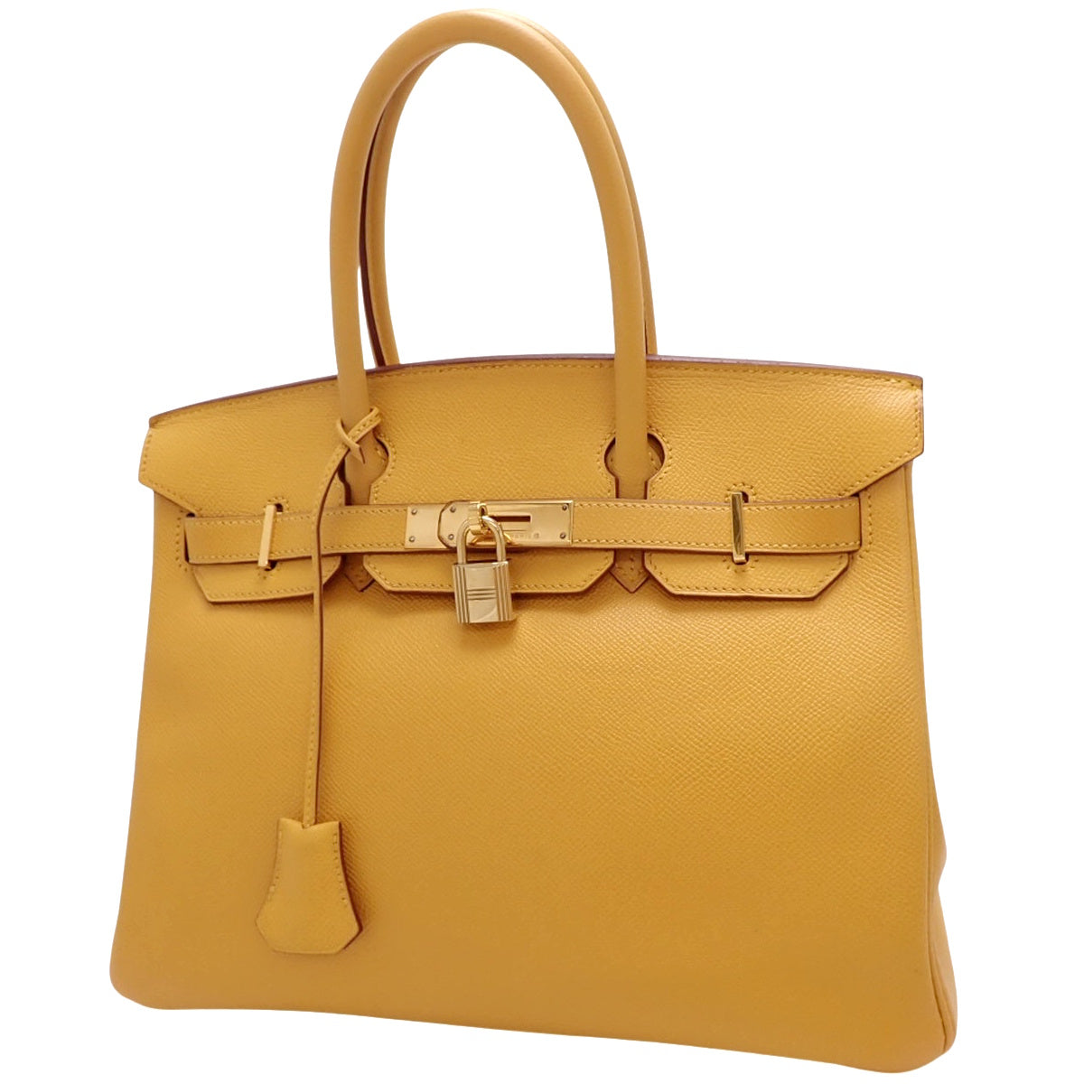 バーキン30 クシュベル ジョーヌ ゴールド金具 □C刻印