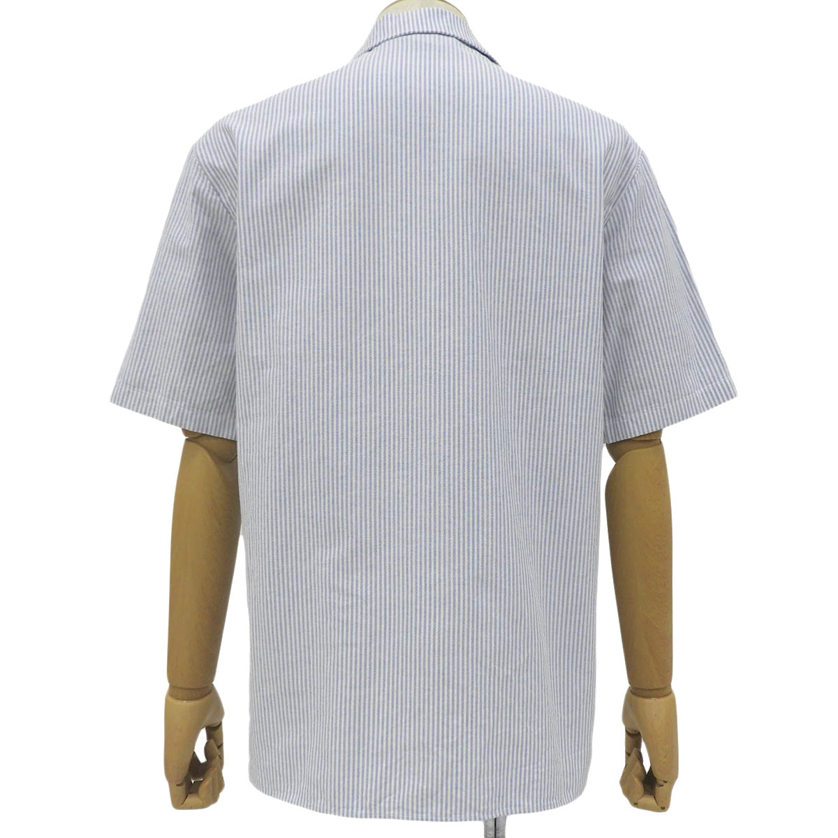 LES POMMES ストライプ オープンカラーシャツ 44