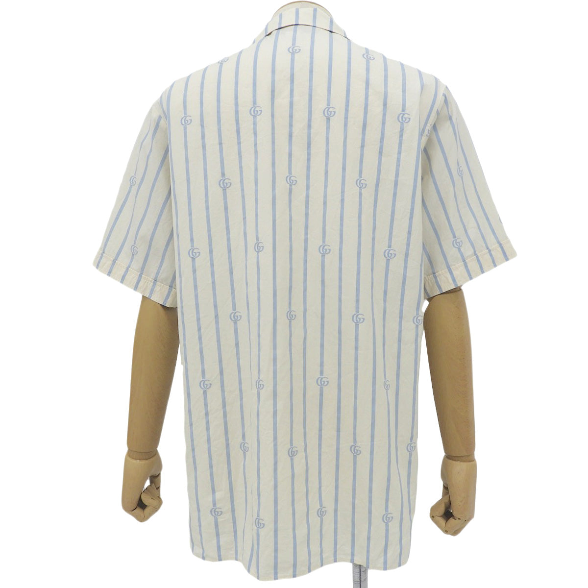 双G 条纹保龄球衬衫 44 短袖