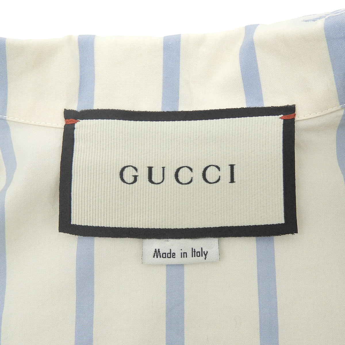 双G 条纹保龄球衬衫 44 短袖