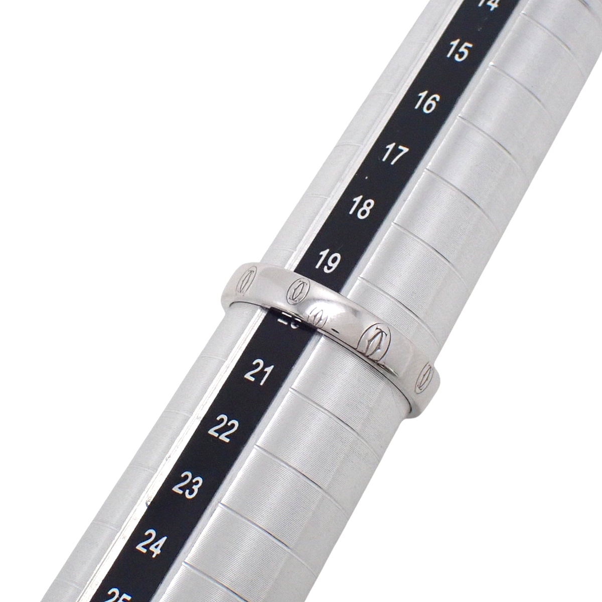 ハッピーバースデーリング ホワイトゴールド K18WG 60 5.2g