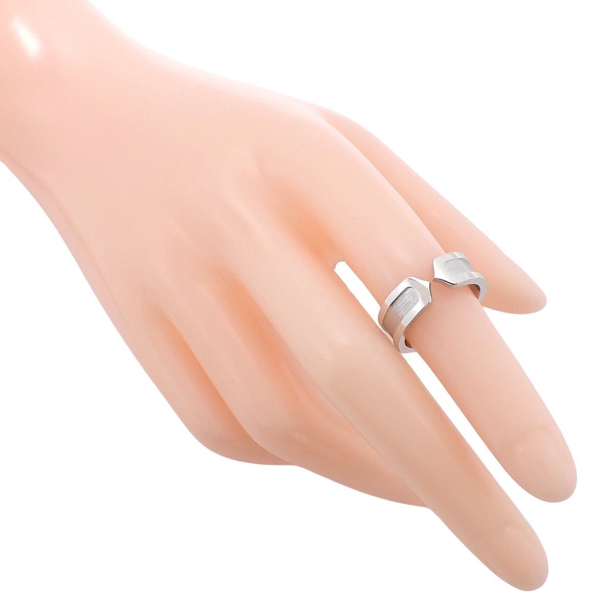 C2リング ホワイトゴールド K18WG 51 7.5g