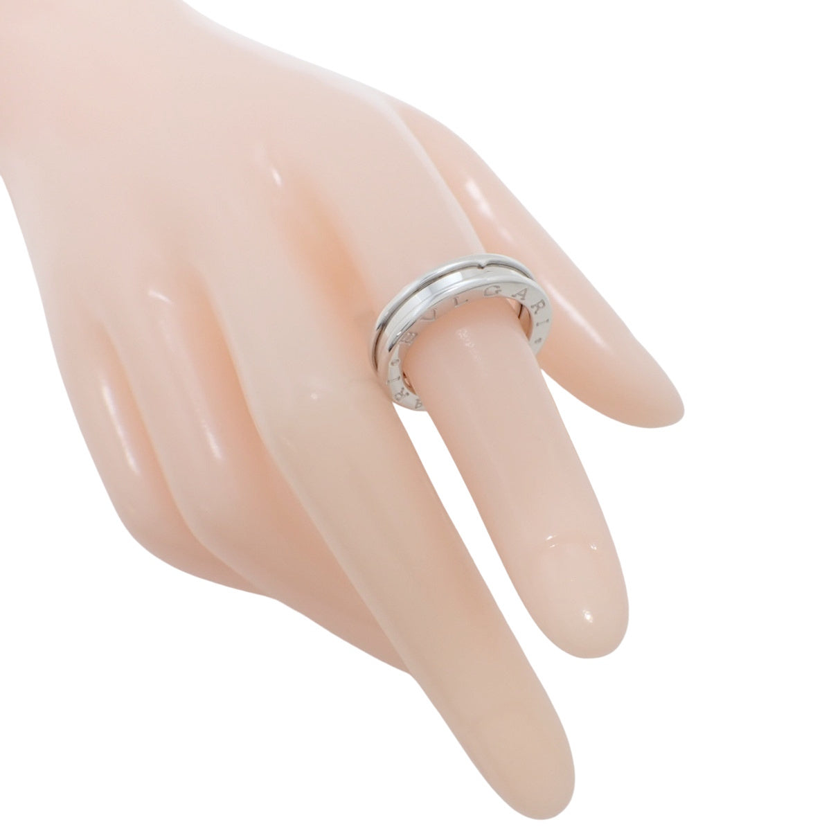 ビー・ゼロワン リング ホワイトゴールド K18WG 52 6.5g