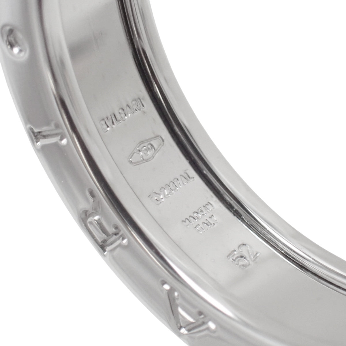 ビー・ゼロワン リング ホワイトゴールド K18WG 52 6.5g