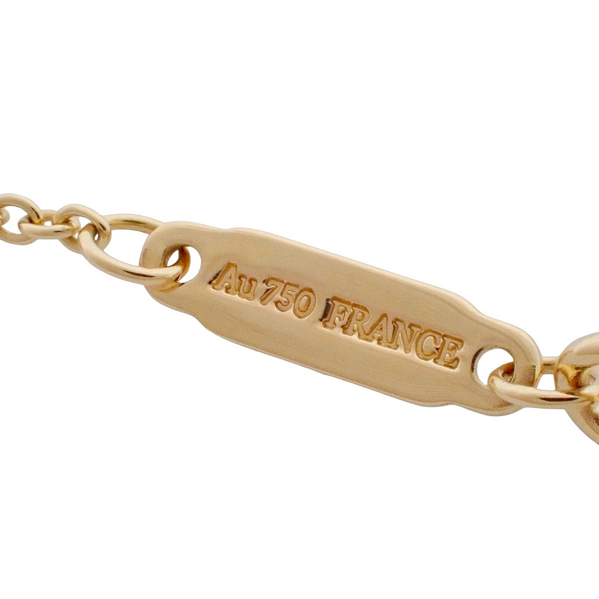 スマイル ペンダント スモール ダイヤモンド イエローゴールド K18YG 3.2g