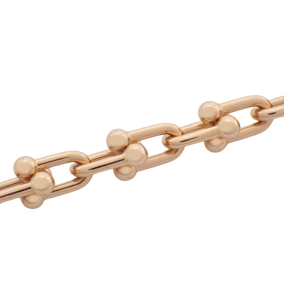 五金微链式手链，粉金 K18PG，10.7克