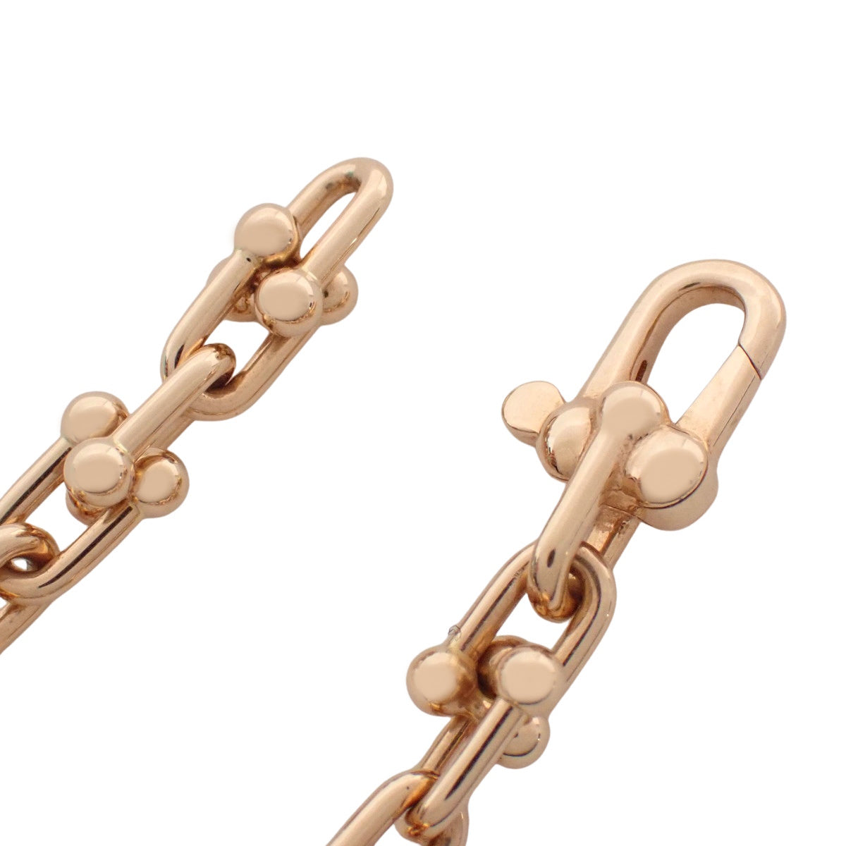 五金微链式手链，粉金 K18PG，10.7克