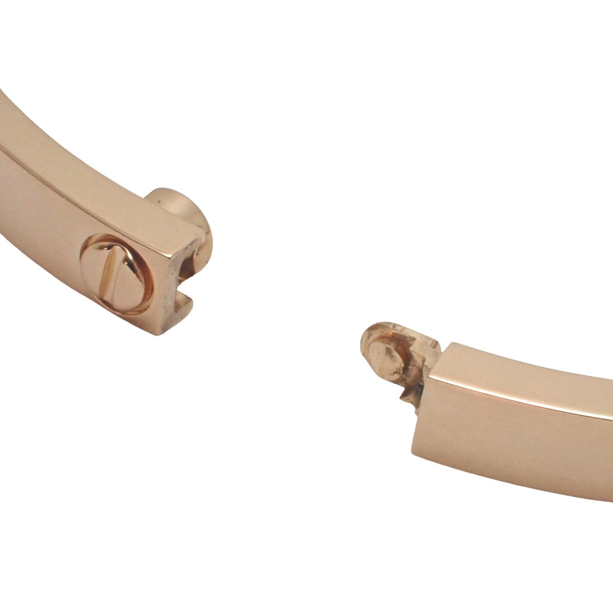 LOVE ブレスレット スモールモデル ダイヤモンド ピンクゴールド K18PG 16 17.0g