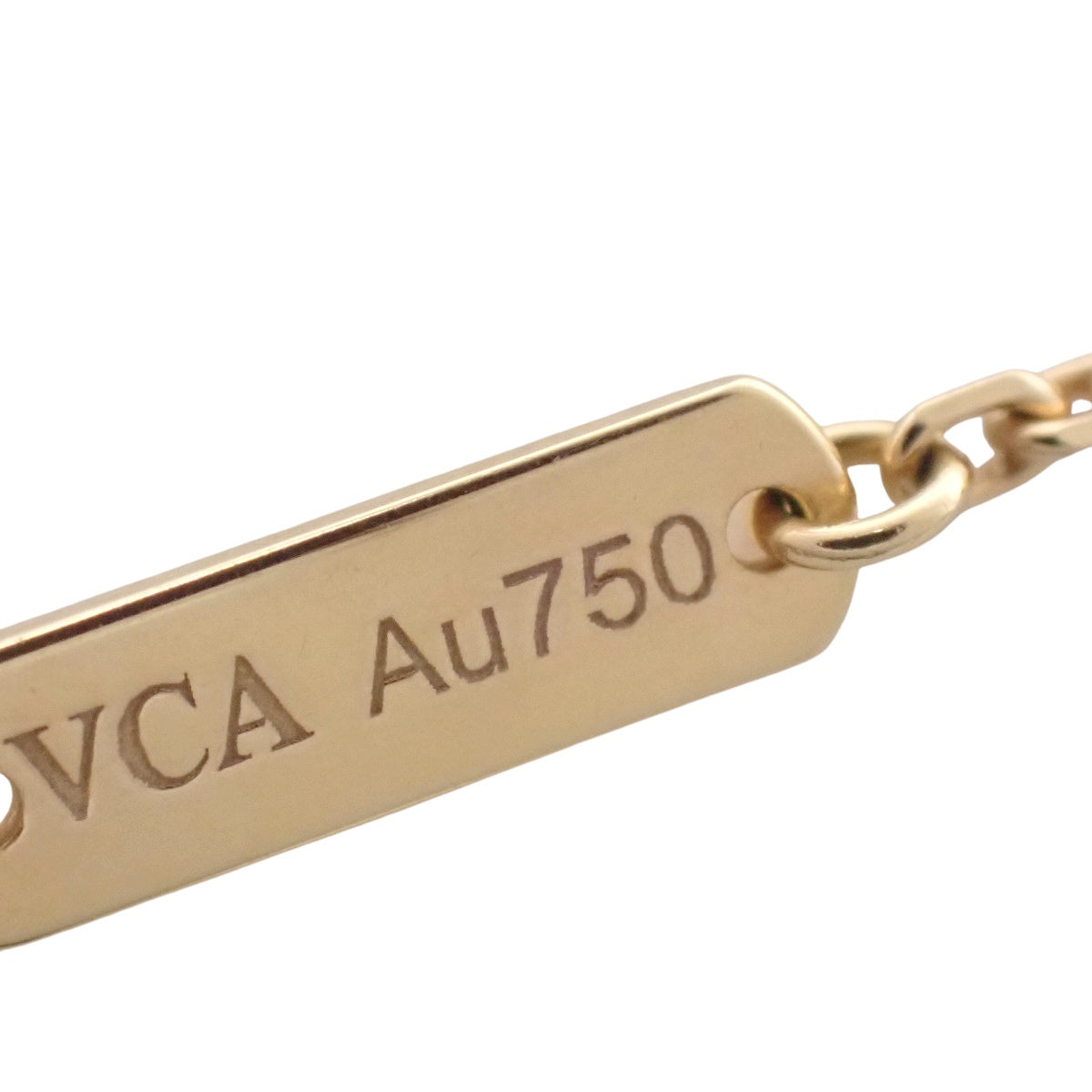 ヴィンテージアルハンブラ ペンダント シルバーオブシディアン/ダイヤモンド ピンクゴールド K18PG 6.5g 2023年ホリデー限定