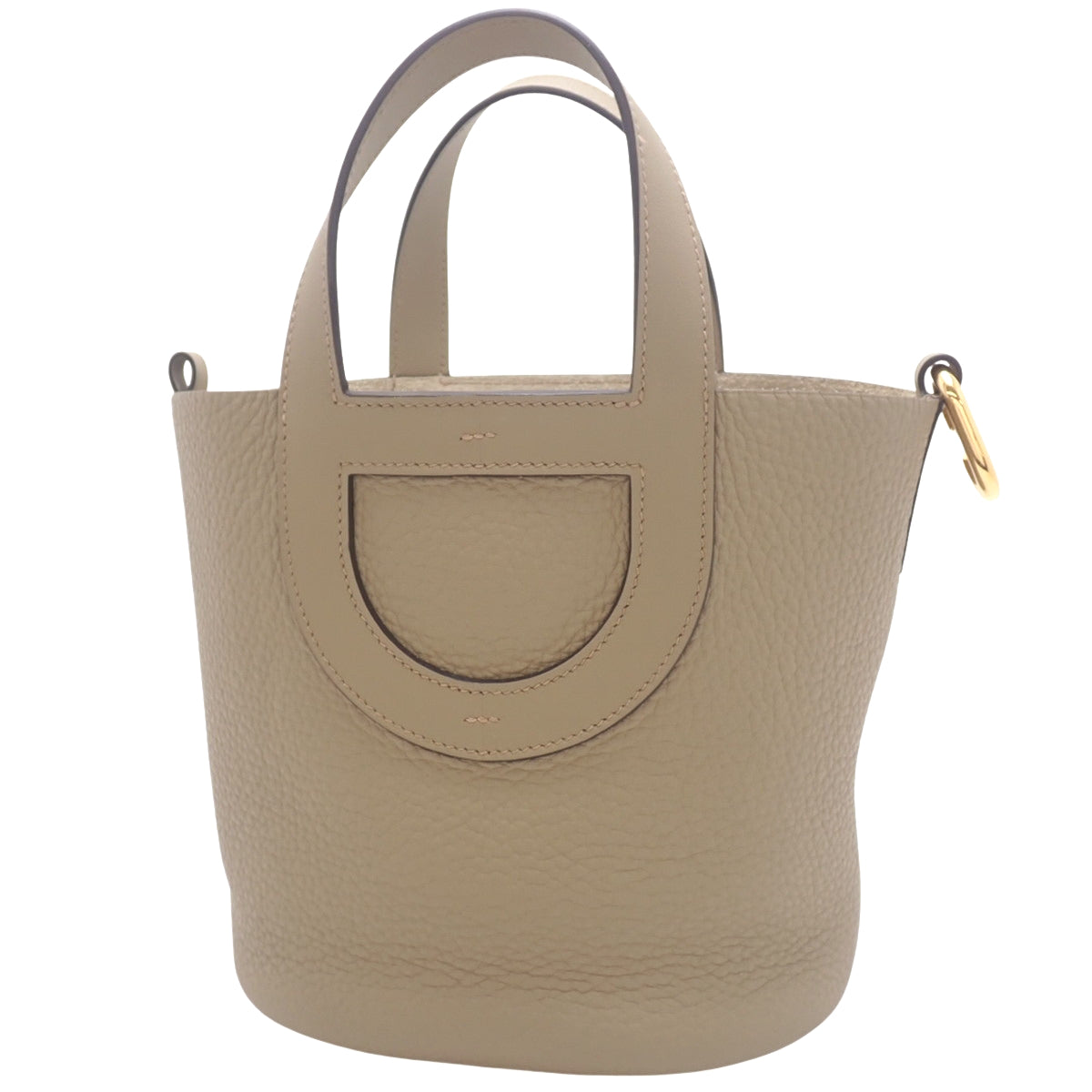 インザループ18 トリヨンクレマンス スイフト ベージュマルファ ゴールド金具 W刻印