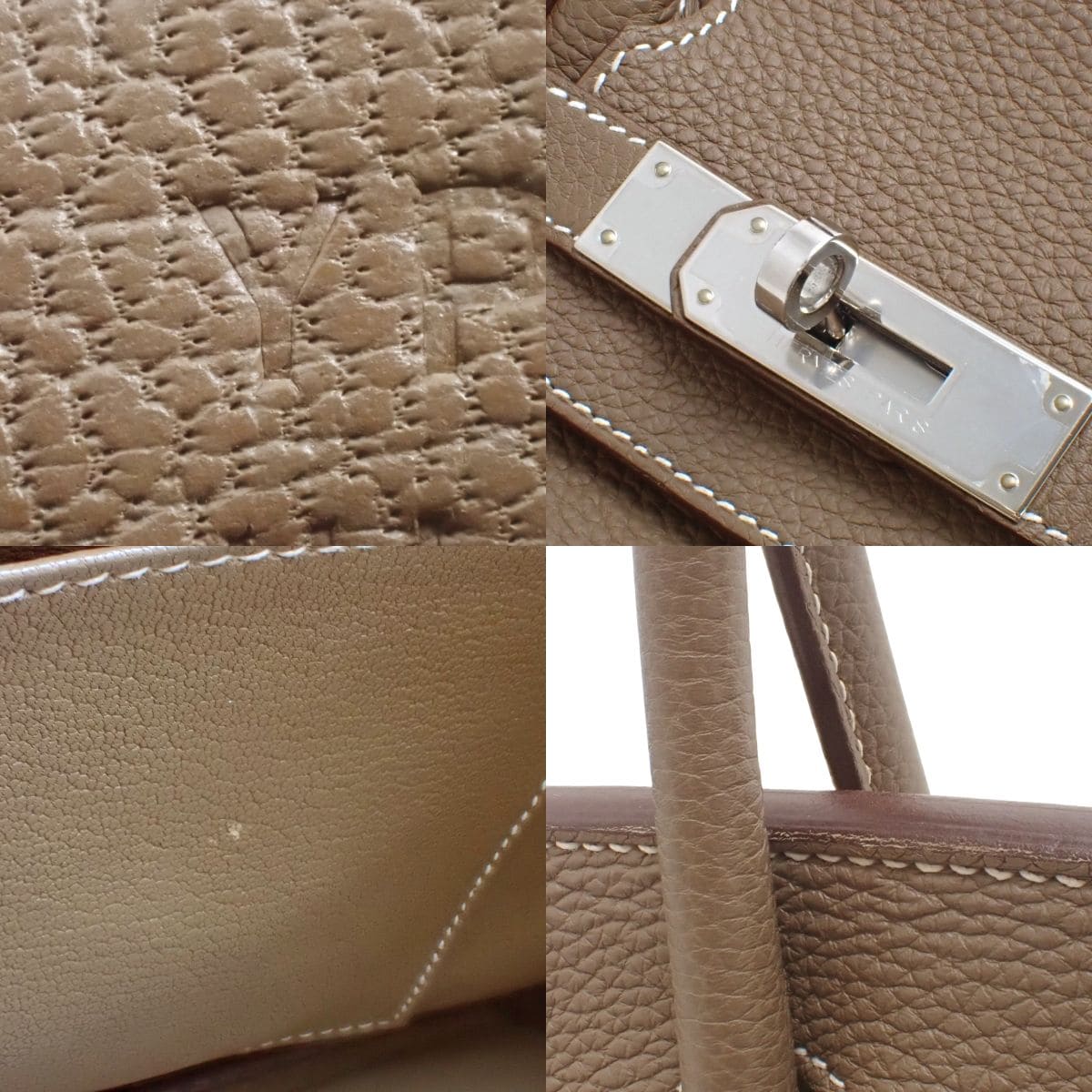 バーキン30 トゴ エトープ/エトゥープ シルバー金具 Y刻印