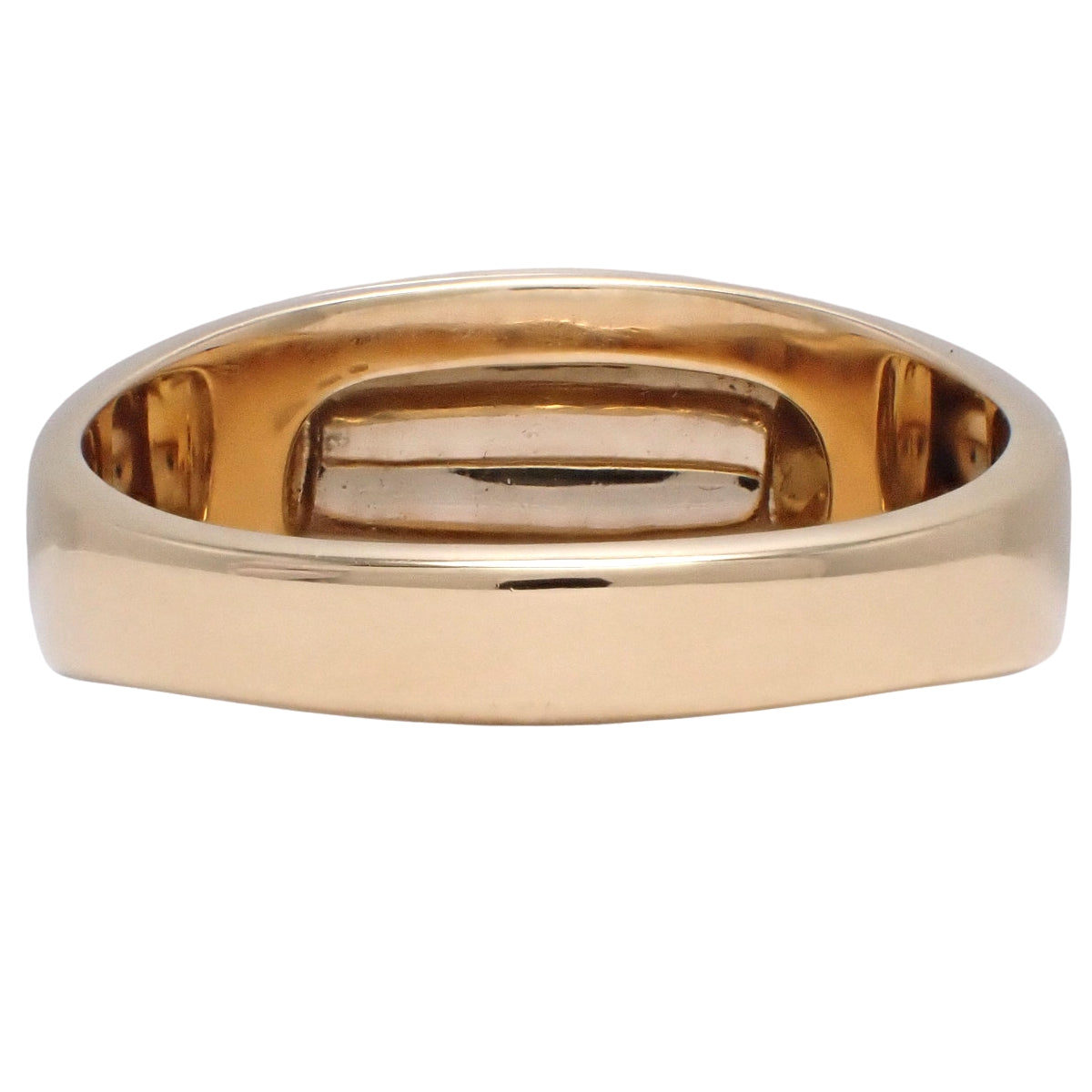 ロゴマニア トロンケット リング K18YG WG 20(60)号 10.3g