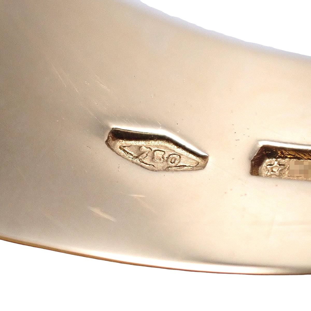 ロゴマニア トロンケット リング K18YG WG 20(60)号 10.3g