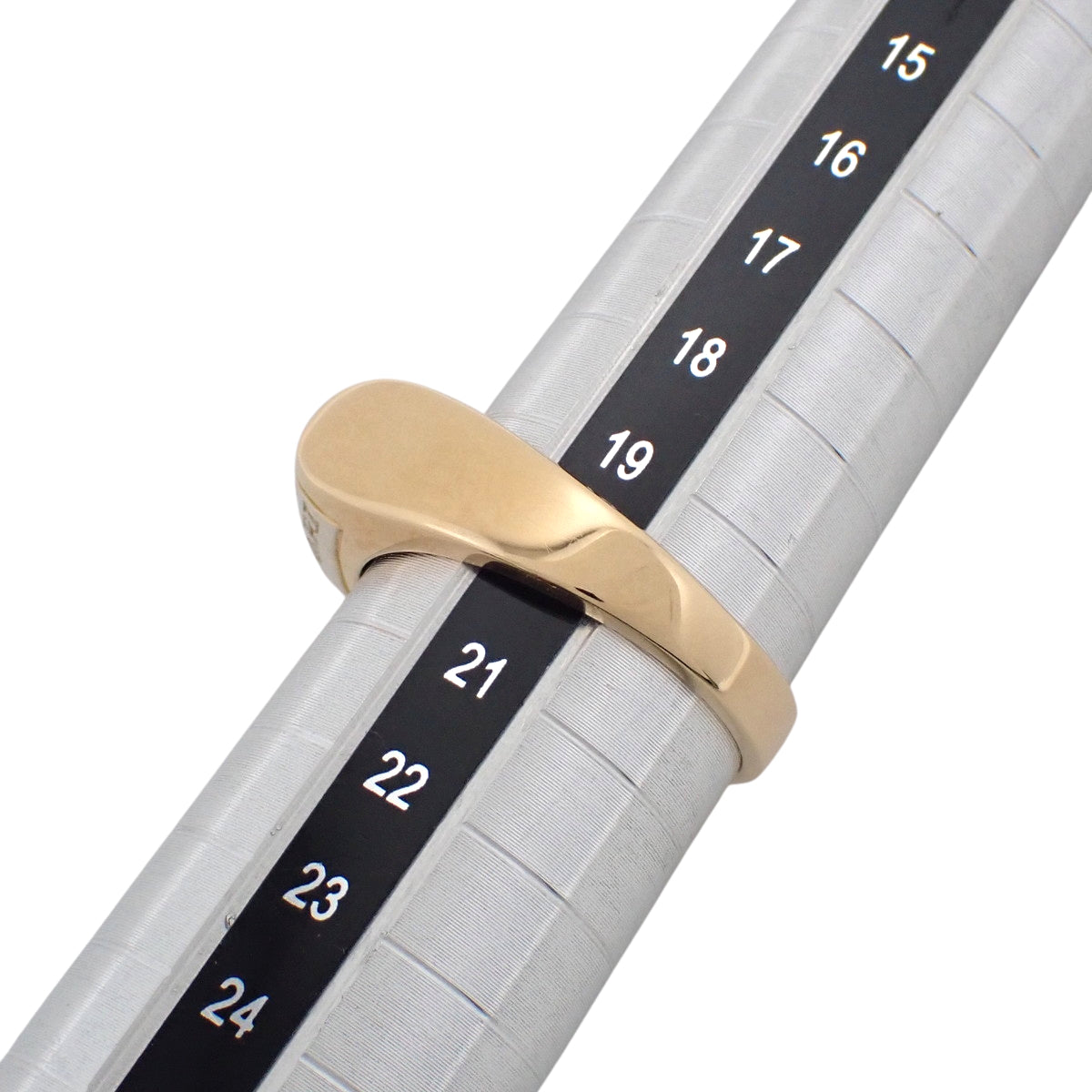 ロゴマニア トロンケット リング K18YG WG 20(60)号 10.3g