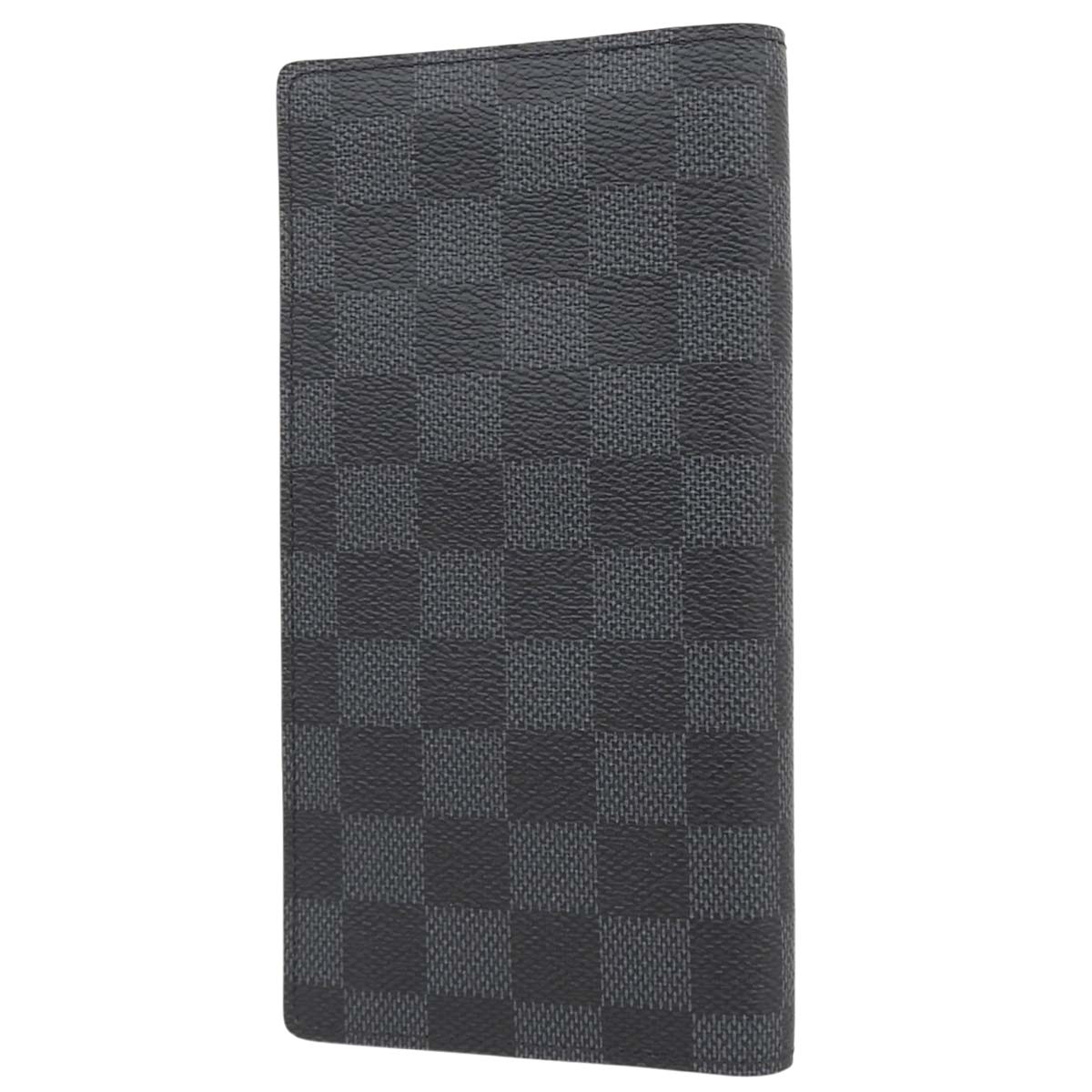 ダミエグラフィット ポルトフォイユ ロン ダミエグラフィットキャンバス グレー ブラック N62227