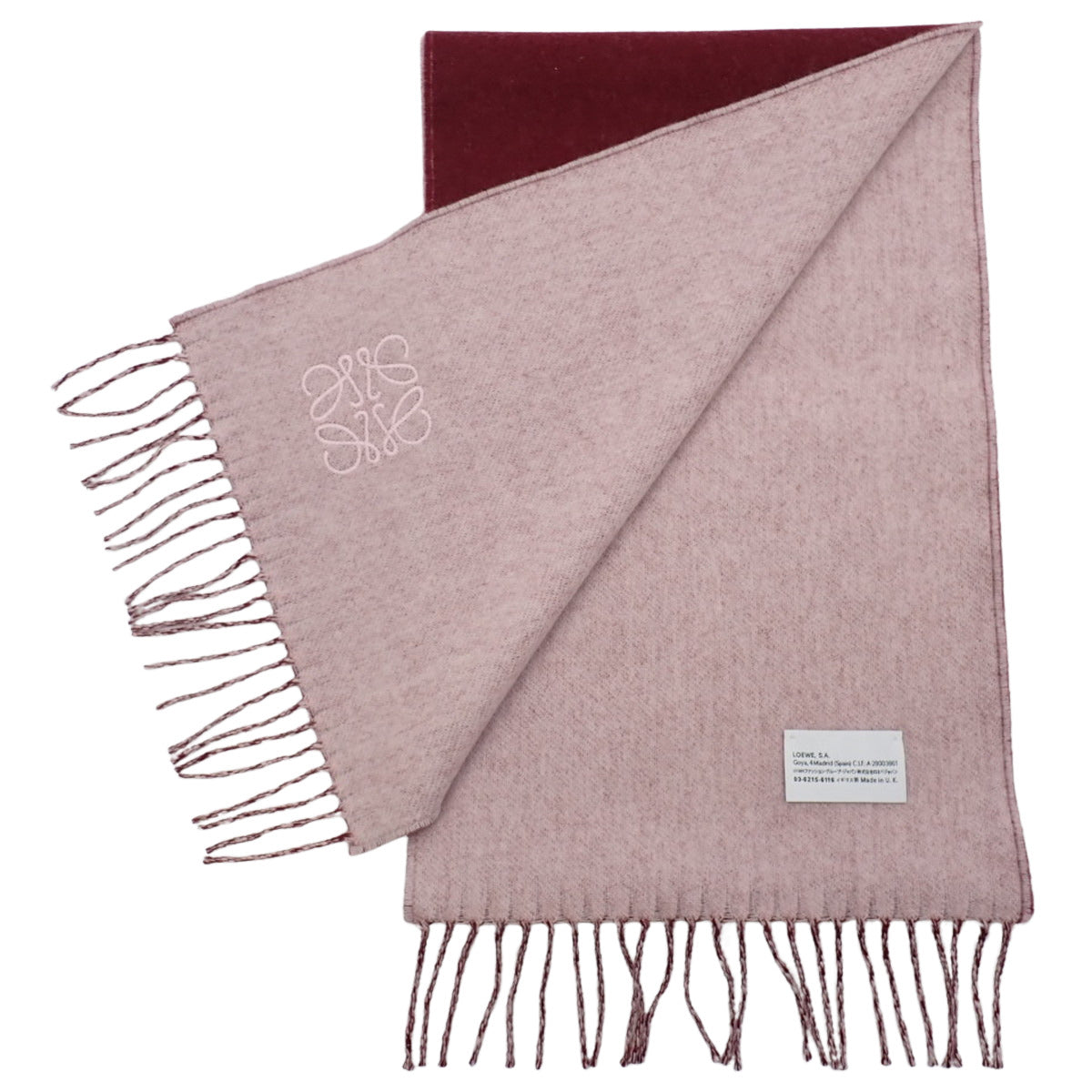 アナグラム マフラー ウール カシミヤ