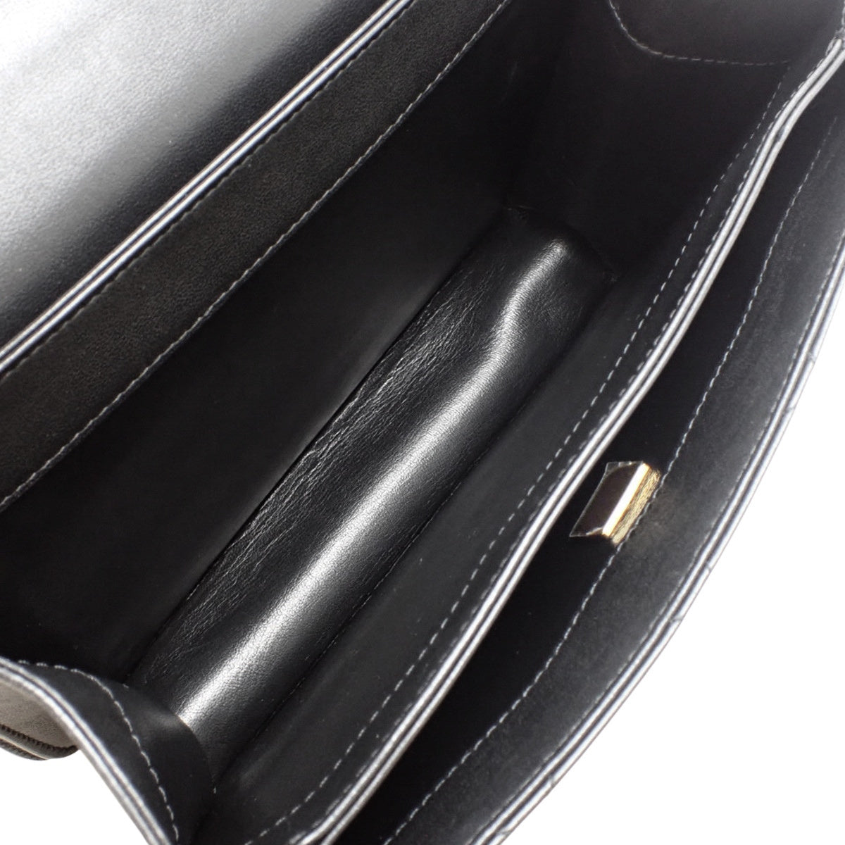 黑色羊皮绗缝 Coco Mark 手提单肩包