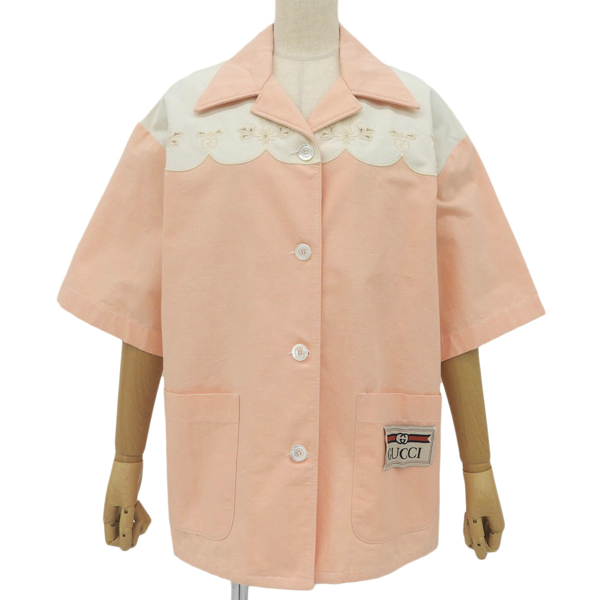 超大号刺绣衬衫 42