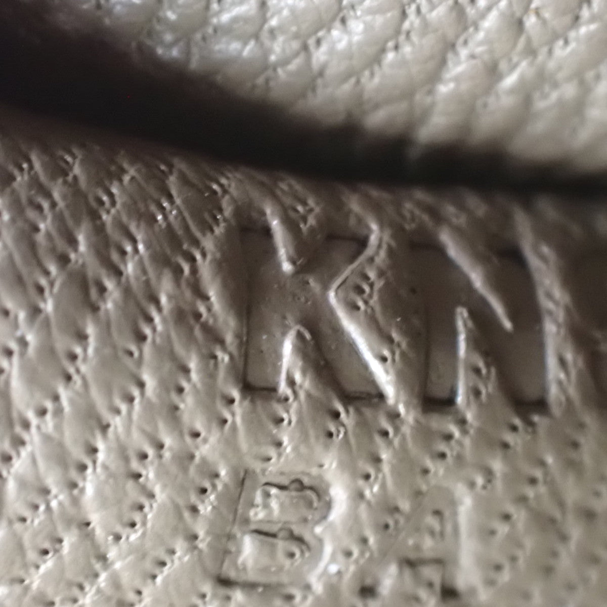 【未使用】ジプシエール28 K刻印 トリヨンクレマンス パラジウム金具 エトゥープ/エトープ