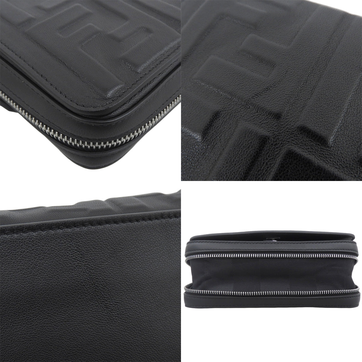 Zakka Shoulder Bag Leather Black 7M0299