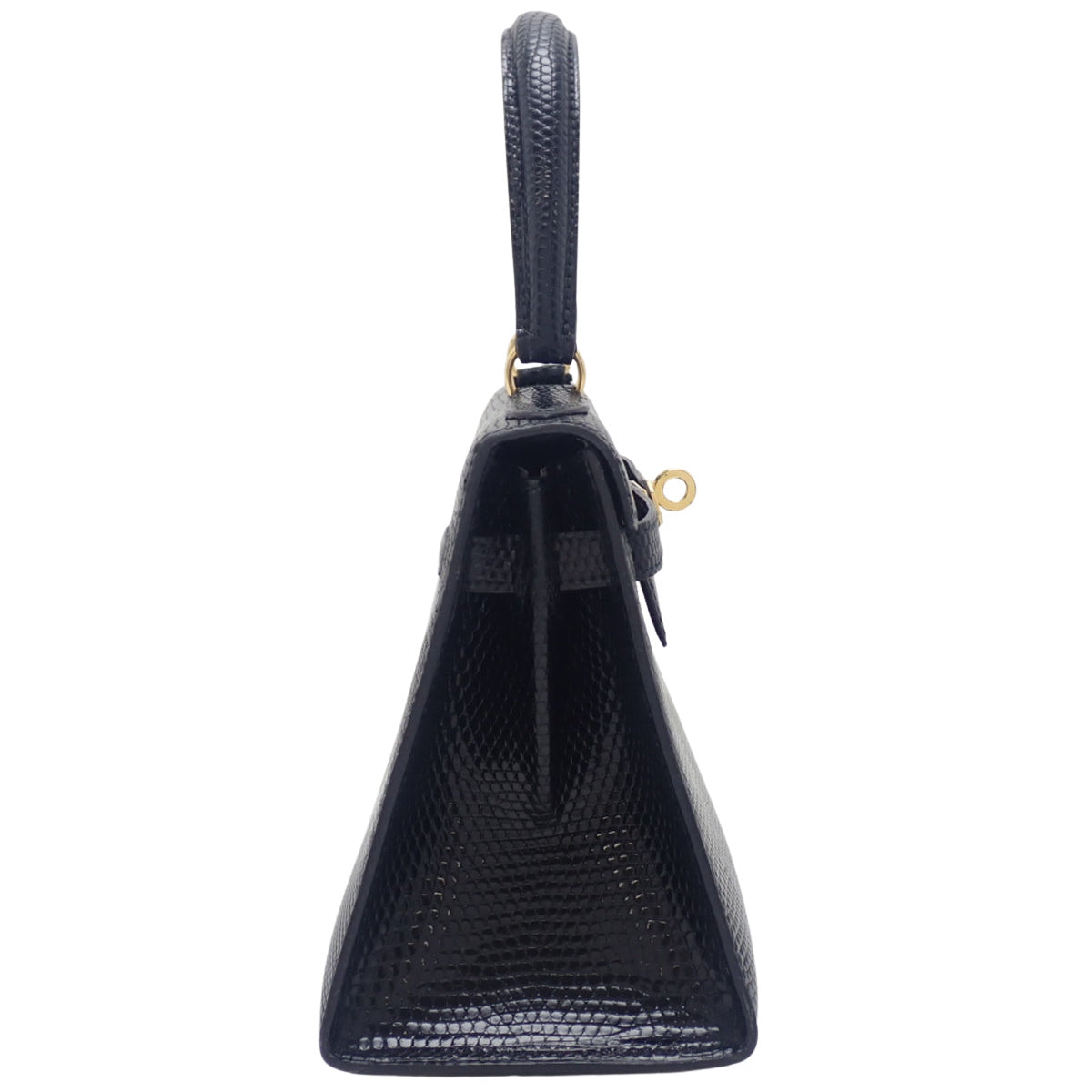 ミニケリー リザード ブラック ゴールド金具 ○S刻印