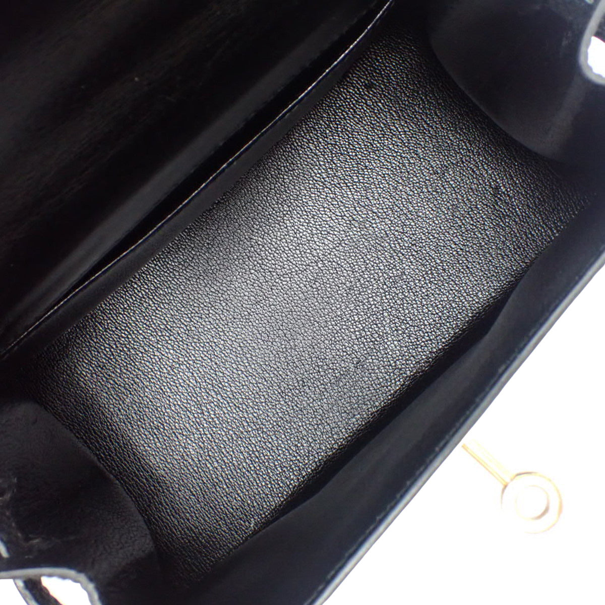 ミニケリー リザード ブラック ゴールド金具 ○S刻印