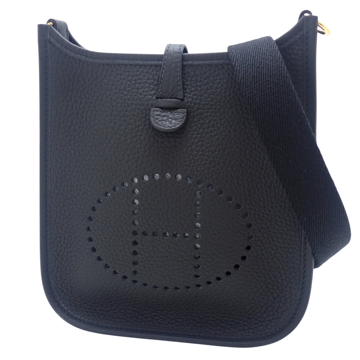 【新品】エブリンTPM トリヨンクレマンス ブラック ゴールド金具 W刻印