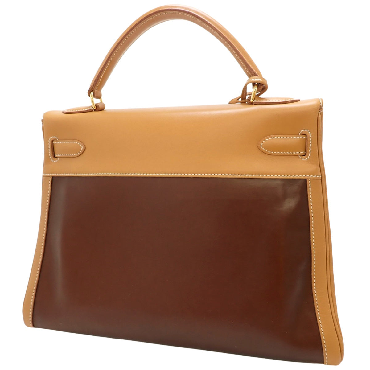 ケリー32 (内縫い) アマゾニア ヴァッシュ ナチュラル ゴールド金具 □C刻印