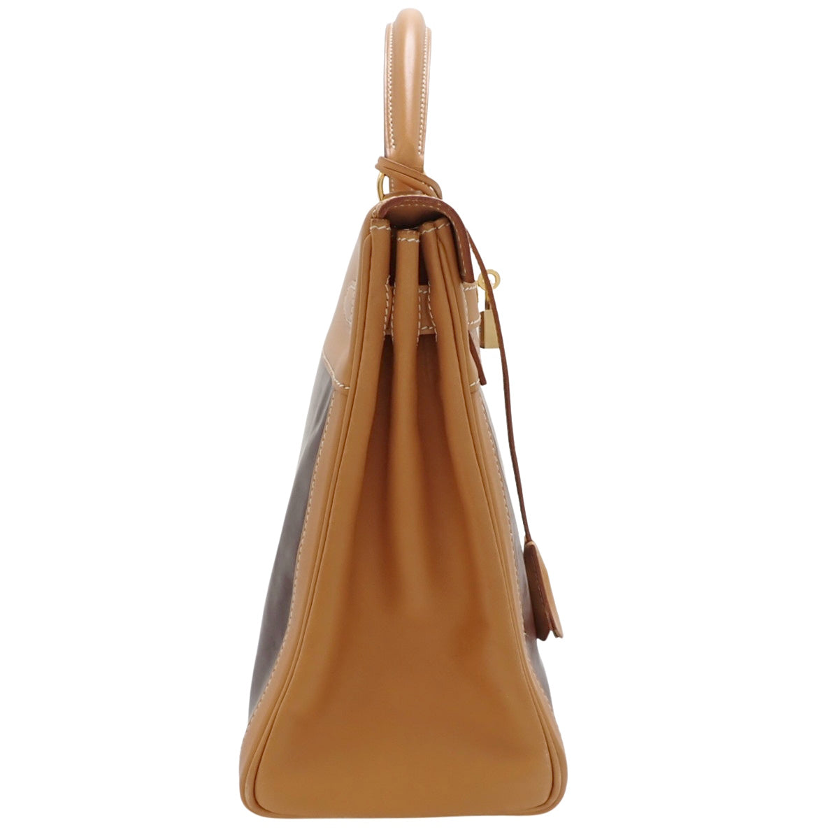 ケリー32 (内縫い) アマゾニア ヴァッシュ ナチュラル ゴールド金具 □C刻印