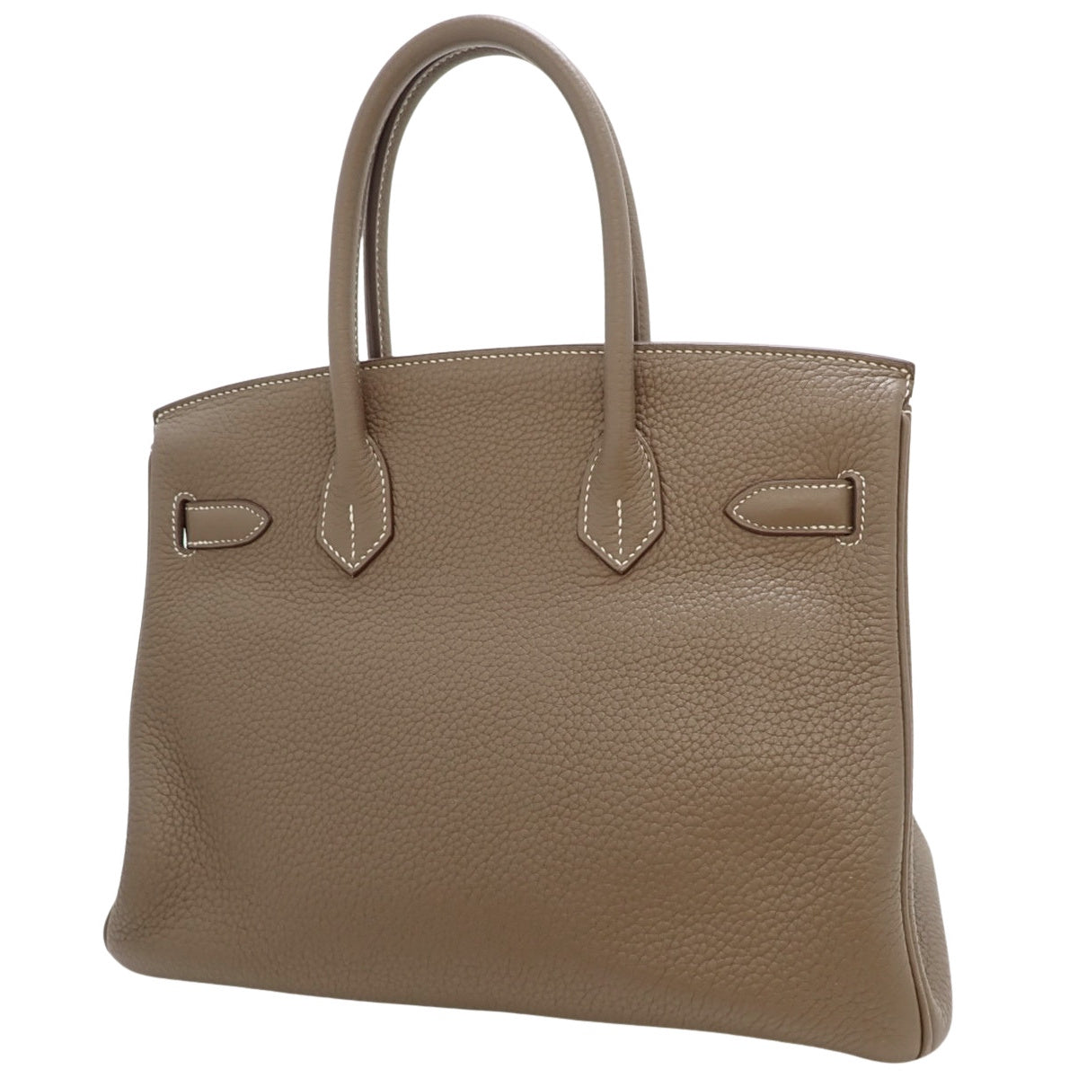 バーキン30 トゴ パラジウム金具 エトープ/エトゥープ シルバー金具 □N刻印