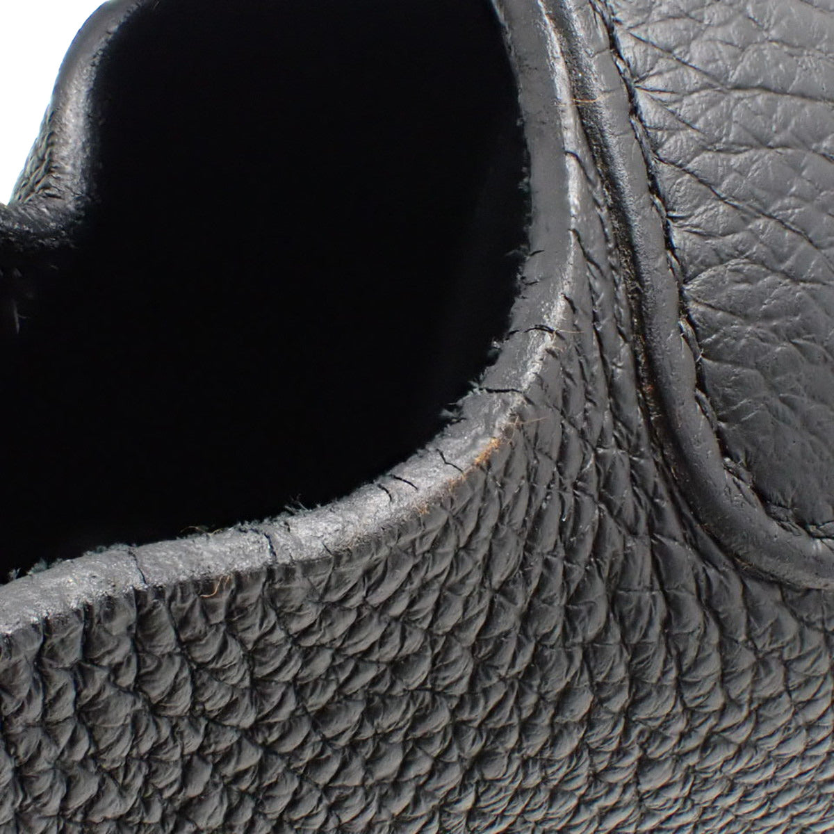 Picotin PM Taurillon Clemence leather, palladium hardware, black, □I stamp
