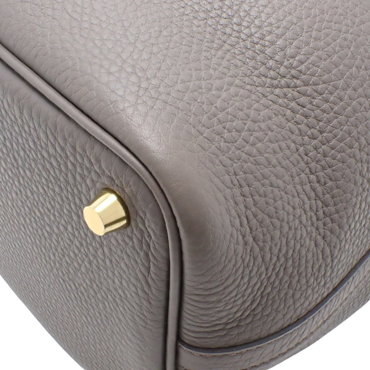 Picotin Lock PM, Taurillon Clemence leather, Grimeyer, gold hardware, Z stamp