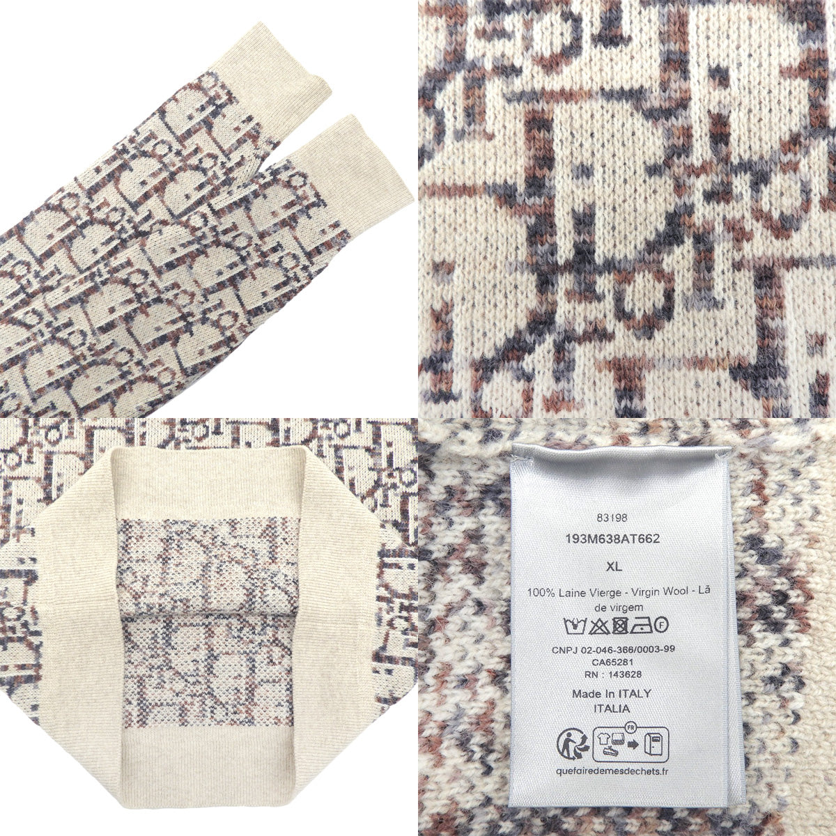 オブリーク ニット 2021年 XL