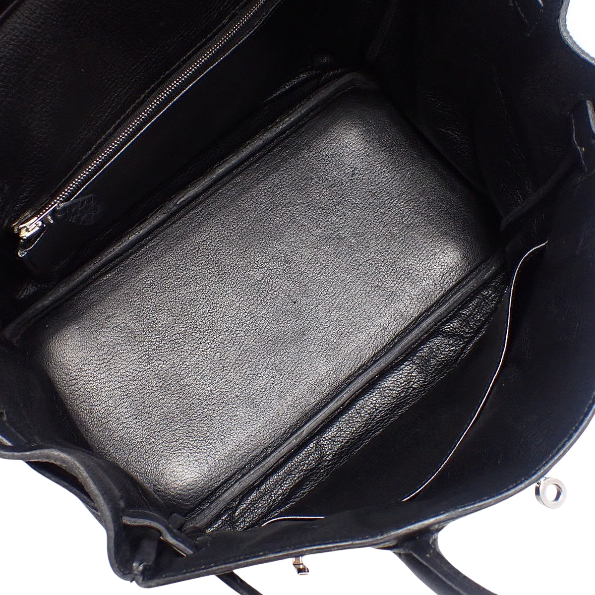 Birkin 30，Taurillon Clemence 皮革，黑色，银色五金，□N 印记